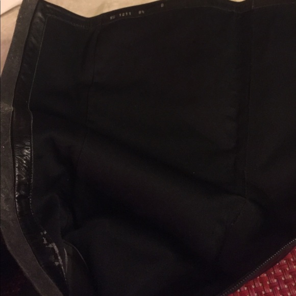 Ralph Lauren Black Leather Heeled Boots - Picture 4 of 4